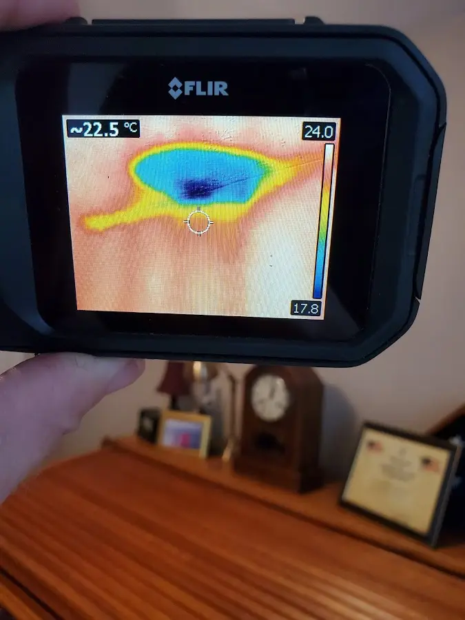 Thermal imaging inspection for water damage in Raleigh