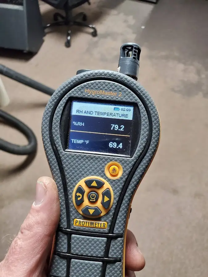 Moisture meter humidity assessment for Mold Remediation & Removal in Raleigh